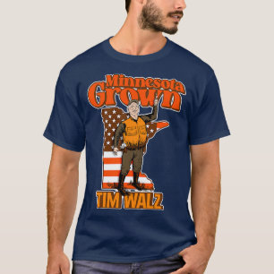 Tim Walz Minnesota gegroeid T-shirt