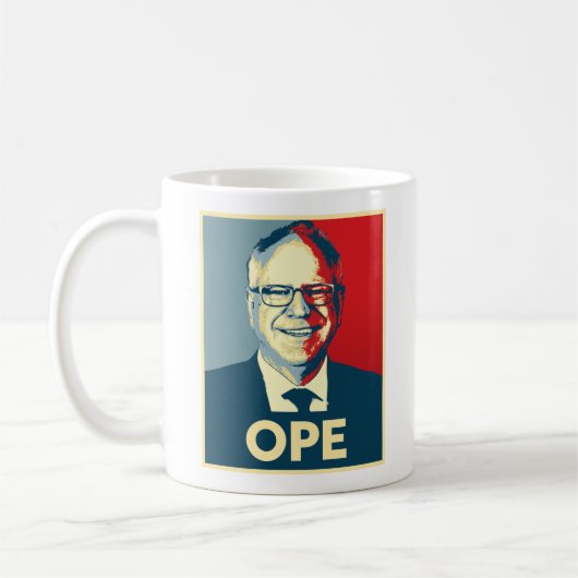 Tim Walz OPE Koffiemok (Links)