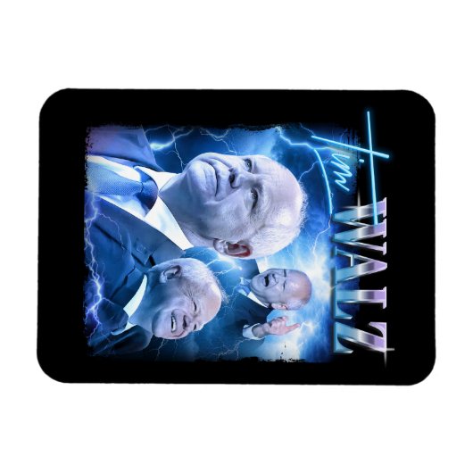 Tim Walz Retro jaren 90 stijl Magneet (Horizontaal)