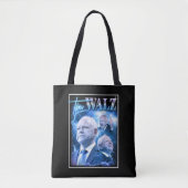Tim Walz Retro jaren 90 stijl Tote Bag (Voorkant)