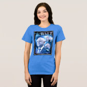 Tim Walz Retro jaren 90 stijl Tri-Blend Shirt (Voorkant volledig)