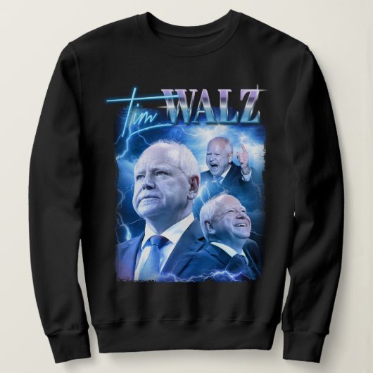 Tim Walz Retro jaren 90 stijl Trui (Design voorkant)
