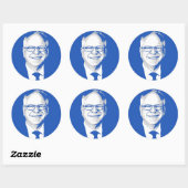 Tim Walz Ronde Sticker (Vel)