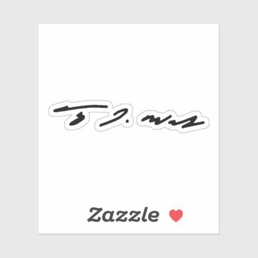 Tim Walz Signature Sticker (Vel)