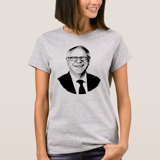 Tim Walz T-shirt (Voorkant)