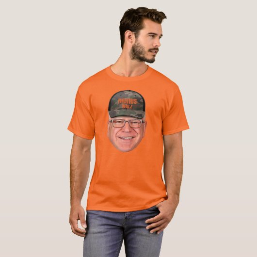 Tim Walz T-shirt (Voorkant volledig)