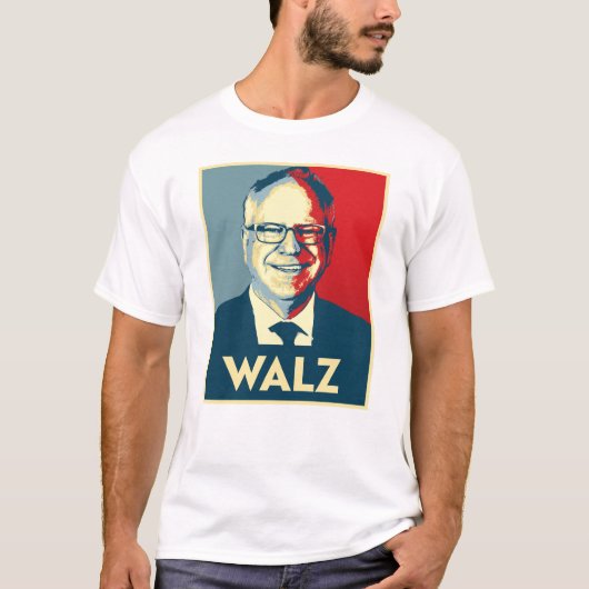 Tim Walz T-shirt (Voorkant)