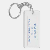 Tim Walz voor Vice President Sleutelhanger (Voorkant Links)