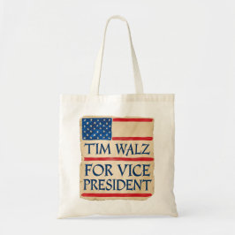 TIM WALZ voor Vice President Tote Bag
