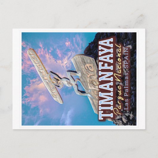 TIMANFAYA NATIONALE PARK - KANAIRE EILANDEN SPANJE BRIEFKAART (Voorkant)