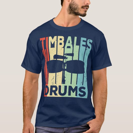 Timbales Drums  Premium T-shirt (Voorkant)