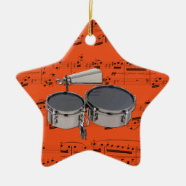 Timbales - Kies uw kleur Keramisch Ornament