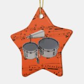 Timbales - Kies uw kleur Keramisch Ornament (Links)