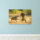 Timbavati, Nationaal Park Kruger, Limpopo Canvas Afdruk (Insitu (Houten vloer))