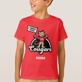 Timber Creek Elementary Cougar Mascotte T-shirt