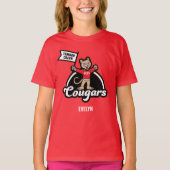 Timber Creek Elementary Cougar Mascotte T-shirt (Voorkant)