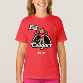 Timber Creek Elementary Cougar Mascotte T-shirt