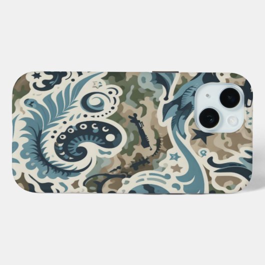 Timber Duck Camo Klassiek patroon Case-Mate iPhone Case (Achterkant (horizontaal))