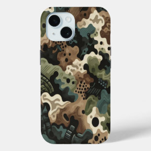 Timber Duck Camo Klassiek patroon iPhone 15 Case