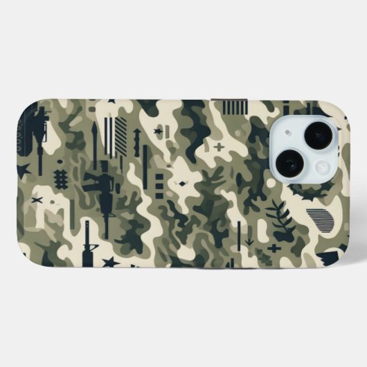 Timber Duck Camo Klassiek patroon Case-Mate iPhone Case (Achterkant (horizontaal))