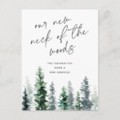 Timber Grove | Nieuwe nek van de Bossen Briefkaart (Voorkant)