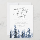 Timber Grove | Nieuwe nek van de Bossen Housewarmi Kaart (Voorkant)