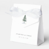 Timber Grove Winter Wedding Bedankdoosjes (Voorkant Zijde)