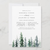 Timber Grove | Winterrepetitie - binnenuitnodiging Kaart (Voorkant)