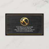 Timber Handyman Tools Signage Visitekaartje (Achterkant)
