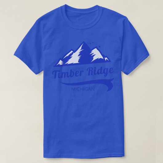 Timber Ridge ski Michigan T-shirt (Design voorkant)