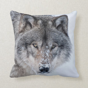 Timber Wolf Accent Pillow Kussen