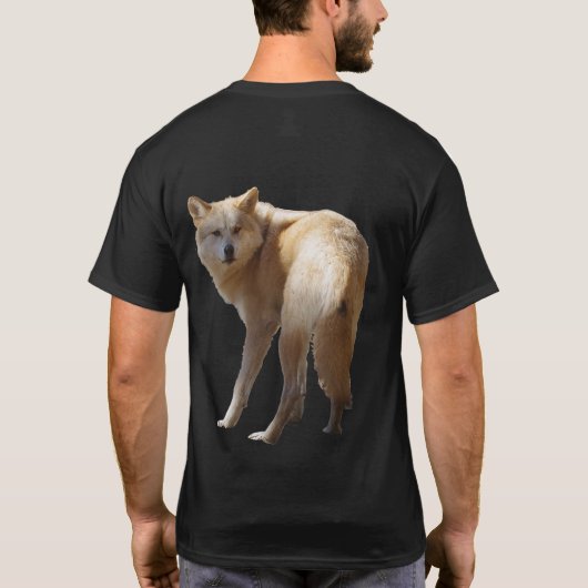 Timber Wolf donker shirt (Achterkant)
