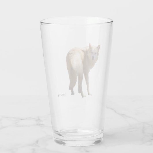 Timber Wolf glas (Achterkant)