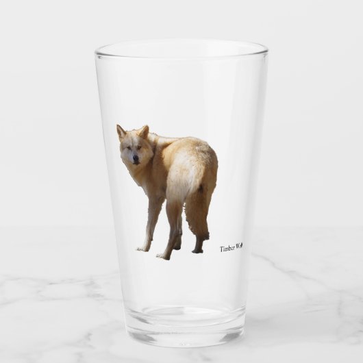 Timber Wolf glas (Voorkant)