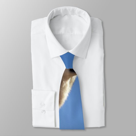 Timber Wolf in Montana - Big Sky Land Stropdas (Gebonden)