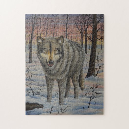 Timber Wolf Jigzaag Puzzle Legpuzzel (Verticaal)