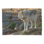 Timber Wolf Kussensloop (Voorkant)