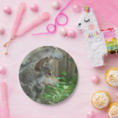 Timber Wolf Papieren Bordje (Feest)