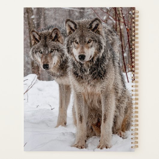 Timber Wolf Planner (Achterkant)
