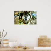 Timber-Wolf Poster van JungleWalk.com (Keuken)