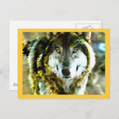 Timber Wolf Products van JungleWalk.com Briefkaart (Voorkant / Achterkant)