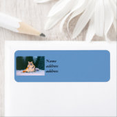 Timber Wolf Return-adreslabel Etiket (Insitu)