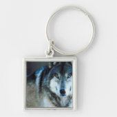 Timber wolf sleutelhanger (Voorkant)