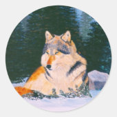 Timber Wolf Sticker (Voorkant)