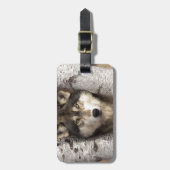 Timber wolf van Jim Zuckerman Bagagelabel (Voorkant verticaal)