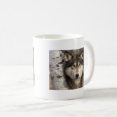 Timber wolf van Jim Zuckerman Koffiemok (Voorkant rechts)
