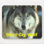 Timber-Wolf van JungleWalk.com Muismat (Voorkant)
