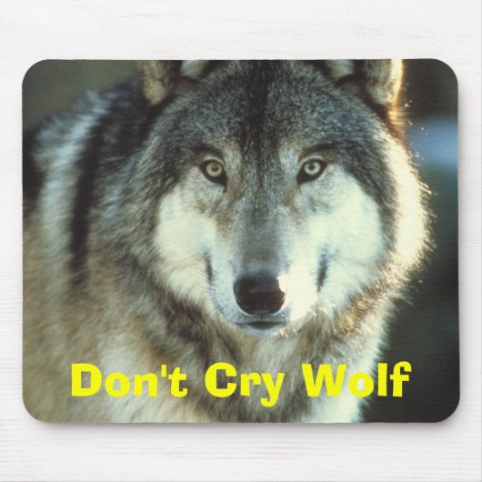 Timber-Wolf van JungleWalk.com Muismat (Voorkant)
