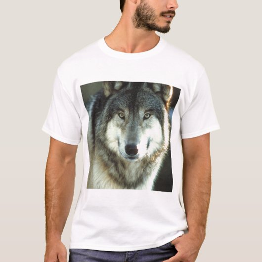 Timber-Wolf van JungleWalk.com T-shirt (Voorkant)