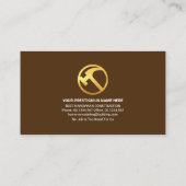 Timber Wood Handyman Tools Lijst Visitekaartje (Achterkant)